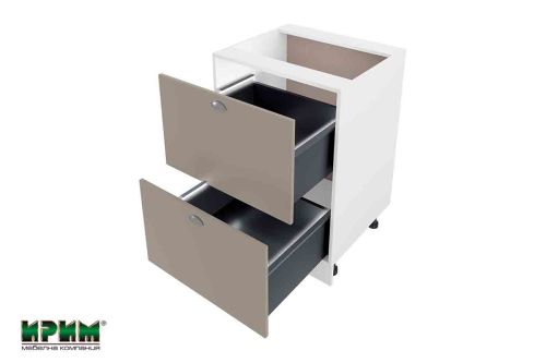 БФ Капучино мат-11- 72 - 600 - плавно прибиране Hettich и LED осв.