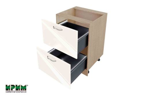 МФ Крийм гланц-11- 72 - 600 - плавно прибиране Hettich и LED осв.