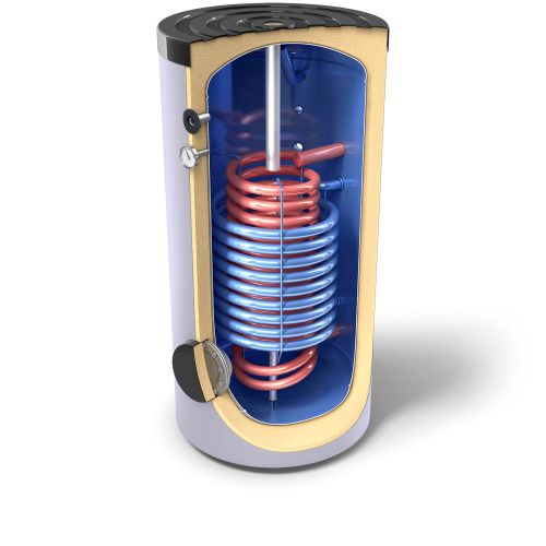 Високообемни бойлери за подов монтаж с два интегрирани топлообменника с увеличена площ Tesy EV 9S+13S 200 60