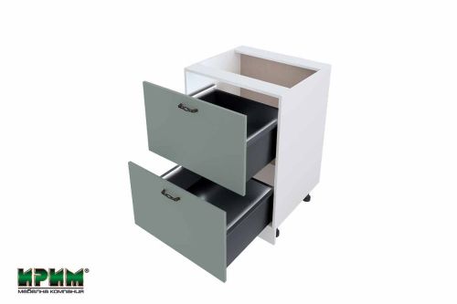 БФ Олив мат-11- 72 - 600 - плавно прибиране Hettich и LED осв.